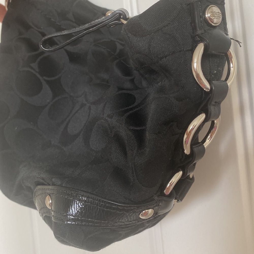Black Vintage Coach Mini Bag - Picture 2 of 3
